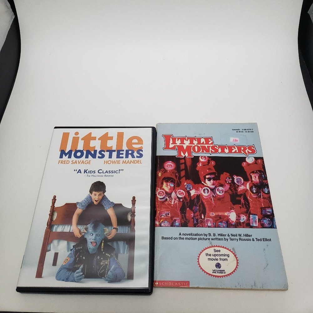 Little Monsters dvd and book lot